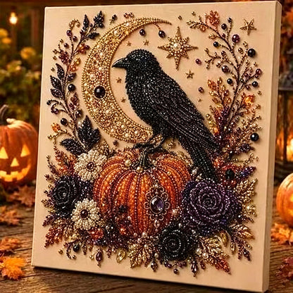 ⚡50K+ SOLD!🎃🧘Relaxing & Beginner-Friendly 🎨💎Halloween Ghost Pearl Art DIY Kit