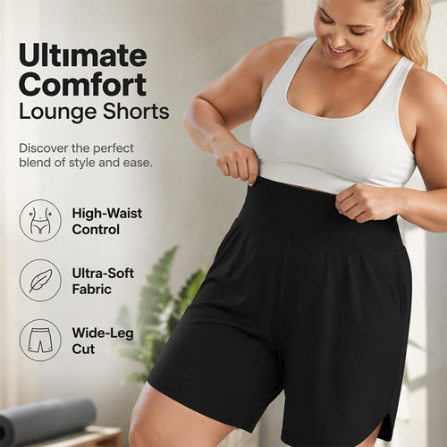 🔥 Preise, die Sie lieben werden 💰 🌸 Damen-Knieshorts mit weitem Bein für sommerlichen Komfort