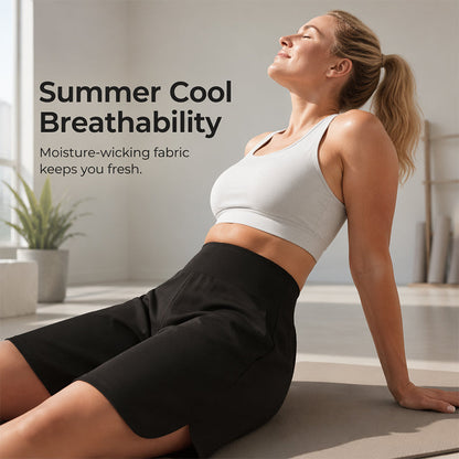 🔥 Preise, die Sie lieben werden 💰 🌸 Damen-Knieshorts mit weitem Bein für sommerlichen Komfort