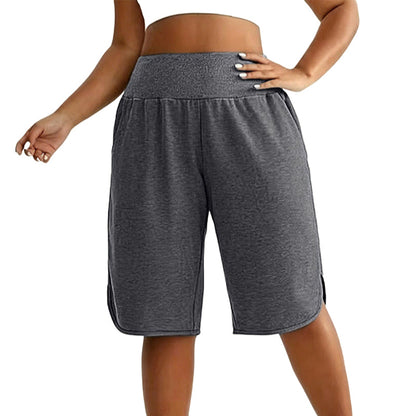 🔥 Preise, die Sie lieben werden 💰 🌸 Damen-Knieshorts mit weitem Bein für sommerlichen Komfort