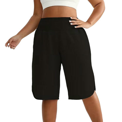 🔥 Preise, die Sie lieben werden 💰 🌸 Damen-Knieshorts mit weitem Bein für sommerlichen Komfort