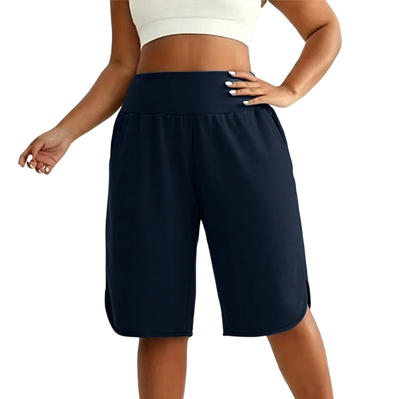 🔥 Preise, die Sie lieben werden 💰 🌸 Damen-Knieshorts mit weitem Bein für sommerlichen Komfort