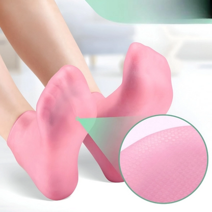 Anti-Slip Silicone Gel Moisturizing Foot Spa Socks For Cracked Heels