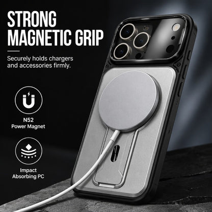 🎁Novedades de 2026 ¡50 % DE DESCUENTO!💥Funda magnética para teléfono con tapa de lente y soporte invisible