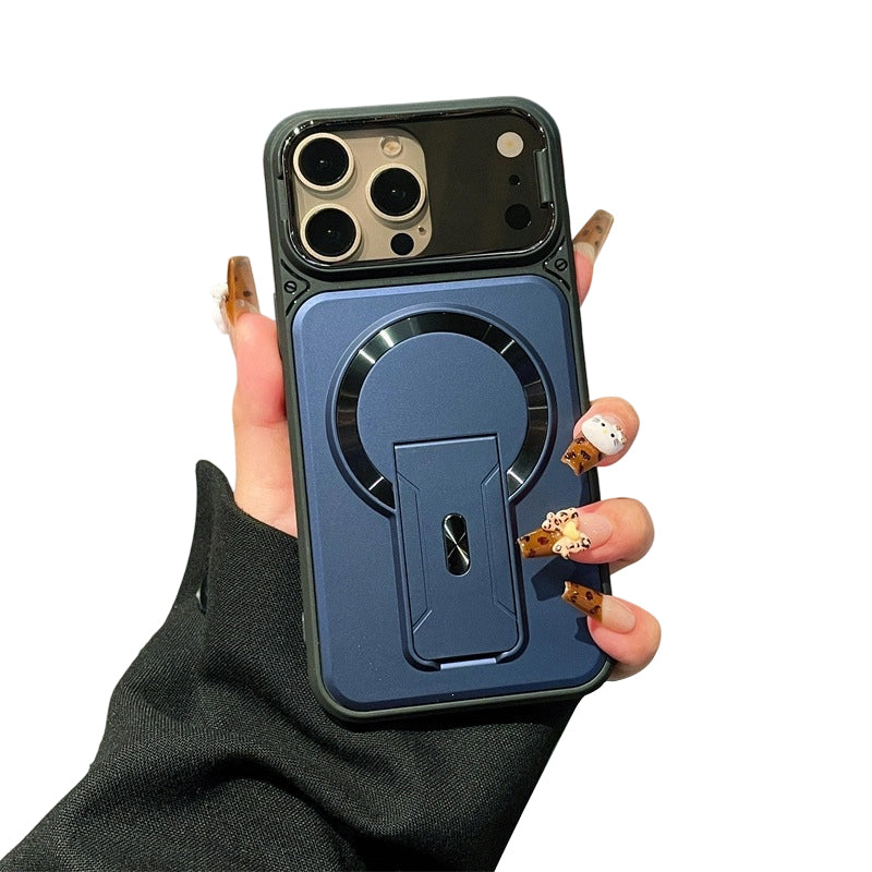 🎁Novedades de 2026 ¡50 % DE DESCUENTO!💥Funda magnética para teléfono con tapa de lente y soporte invisible