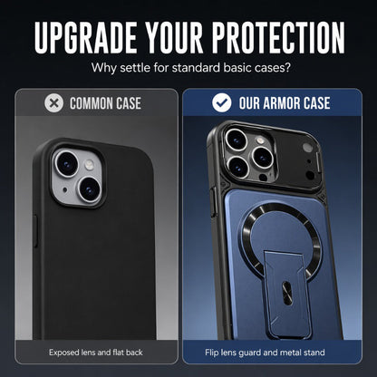 🎁Novedades de 2026 ¡50 % DE DESCUENTO!💥Funda magnética para teléfono con tapa de lente y soporte invisible