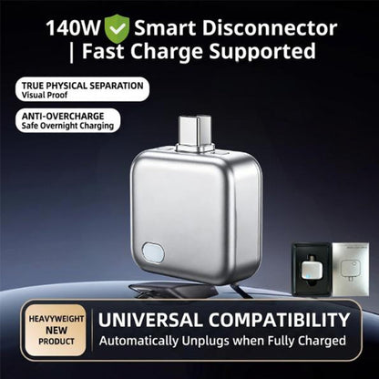 📢📢40% OFF !! ⏰ 140W Fast Charger ✅ AI Auto-Disconnect & Battery Protection | Safe Overnight Charging 🔋