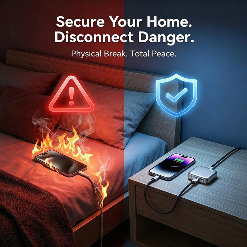 📢📢40% OFF !! ⏰ 140W Fast Charger ✅ AI Auto-Disconnect & Battery Protection | Safe Overnight Charging 🔋