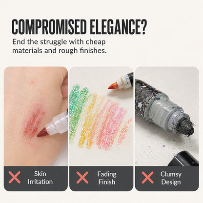 ✨ Time‑Limited Offer ⚡Dual-Tip Glitter Markers Set – 24/48/72/96 Colors Shimmering Art Pens with Fine & Brush Tips, Quick-Drying Water-Based Ink