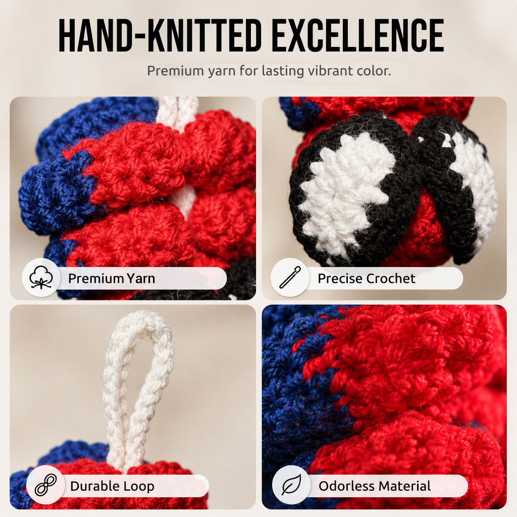 🏆 Last Day Deal 🔥Crochet Spider Car Hanger Ornament