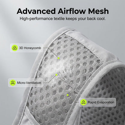 Reflective Hydration Vest Pack Breathable Sports Backpack for Cycling Running