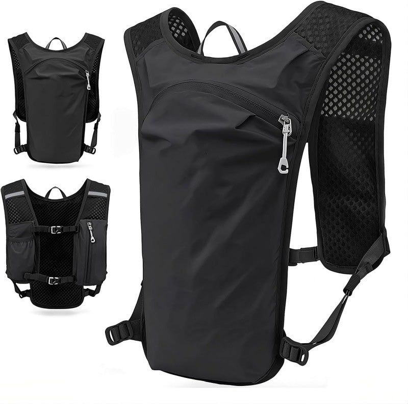 Reflective Hydration Vest Pack Breathable Sports Backpack for Cycling Running