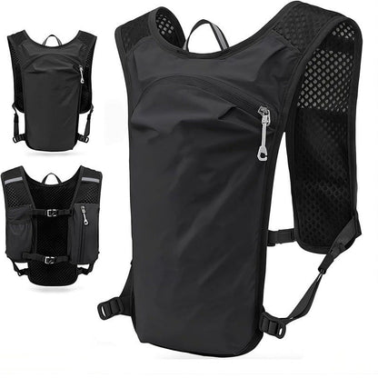 Reflective Hydration Vest Pack Breathable Sports Backpack for Cycling Running