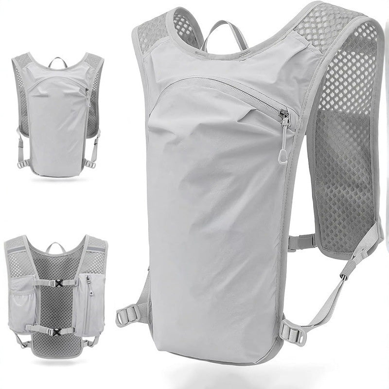 Reflective Hydration Vest Pack Breathable Sports Backpack for Cycling Running