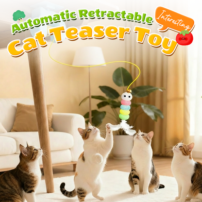 ⚡ Flash Sale 🔥Automatic Retractable Cat Teaser Toy