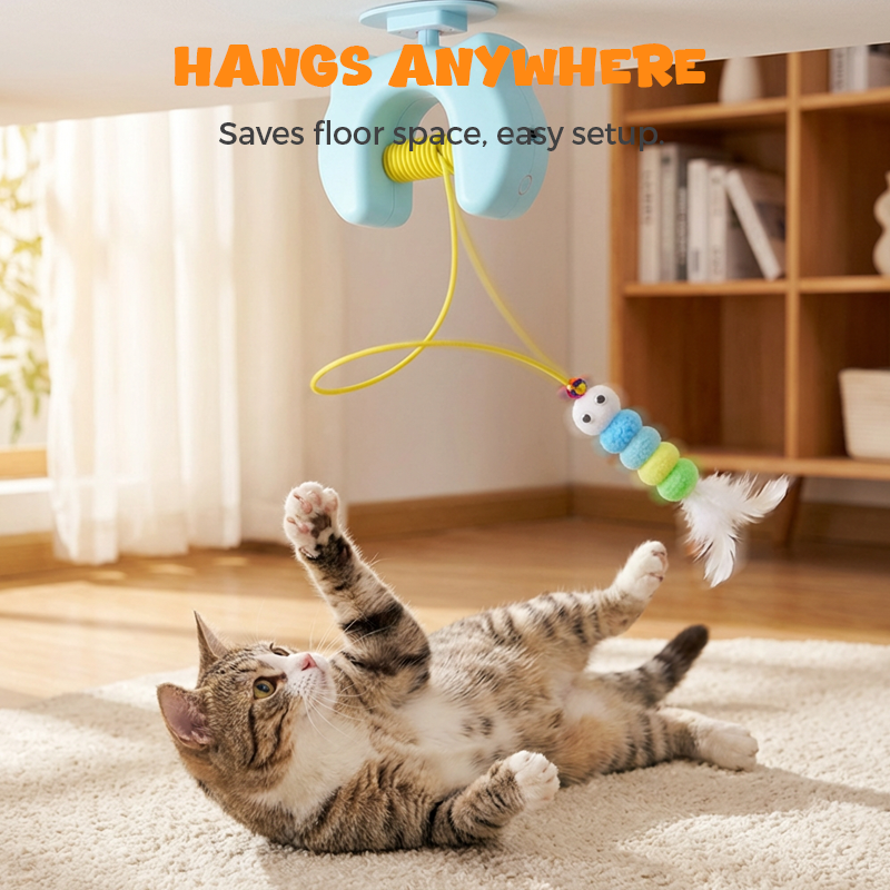 ⚡ Flash Sale 🔥Automatic Retractable Cat Teaser Toy