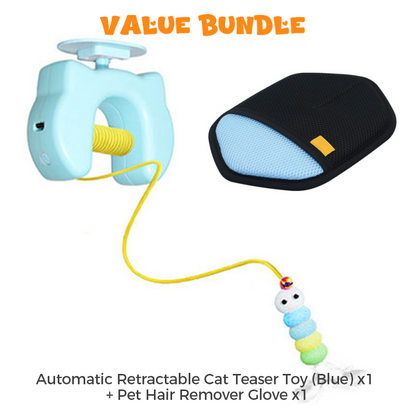 ⚡ Flash Sale 🔥Automatic Retractable Cat Teaser Toy