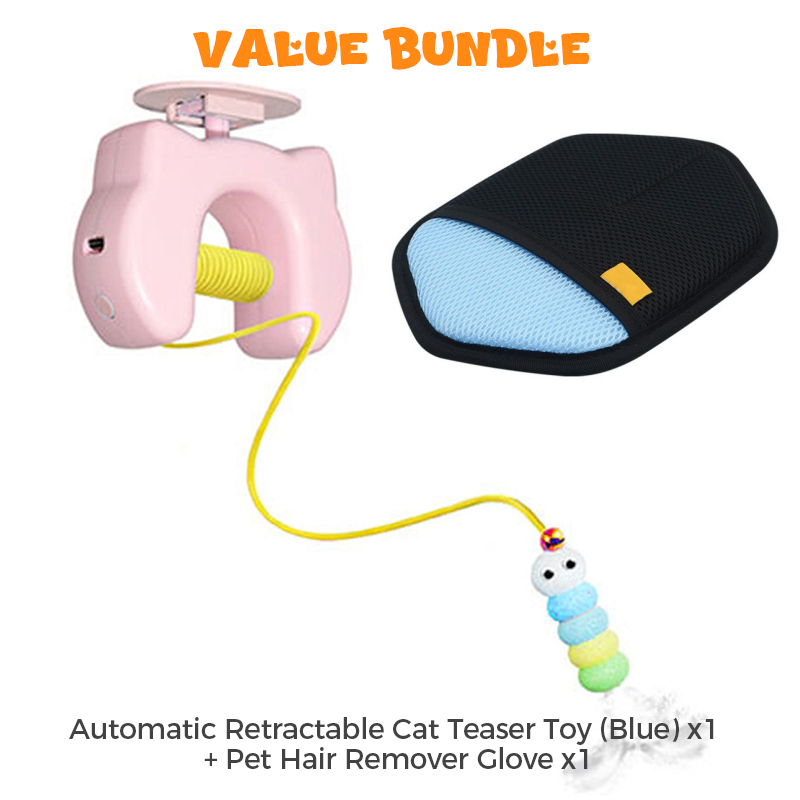 ⚡ Flash Sale 🔥Automatic Retractable Cat Teaser Toy