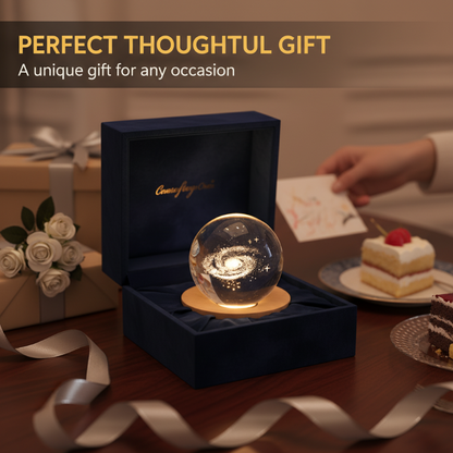 🛒 Mega Bargain 💥Engraved Crystal Glass Ball Night Light
