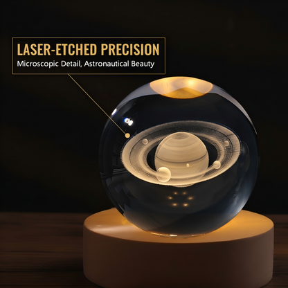 🛒 Mega Bargain 💥Engraved Crystal Glass Ball Night Light