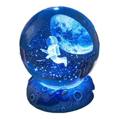 ✨ Time‑Limited Offer⚡Luminous Crystal Ball Night Lamp with Resin Base