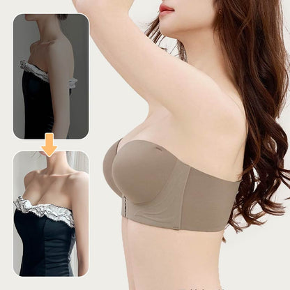 ⏳ Quick Sale 🎯Invisible Strap Front Buckle Push Up Bra