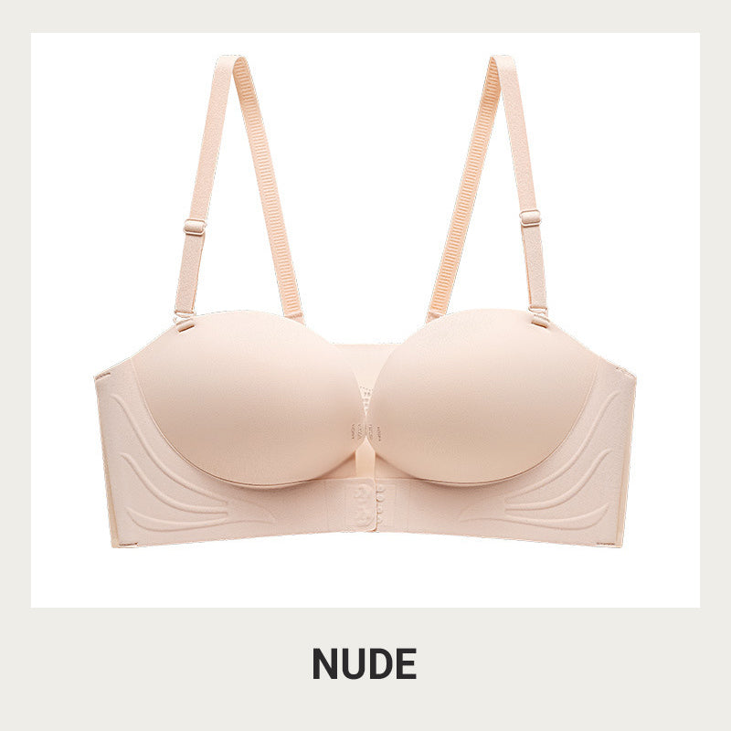 ⏳ Quick Sale 🎯Invisible Strap Front Buckle Push Up Bra