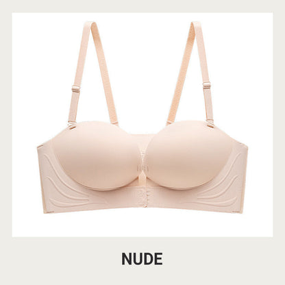⏳ Quick Sale 🎯Invisible Strap Front Buckle Push Up Bra