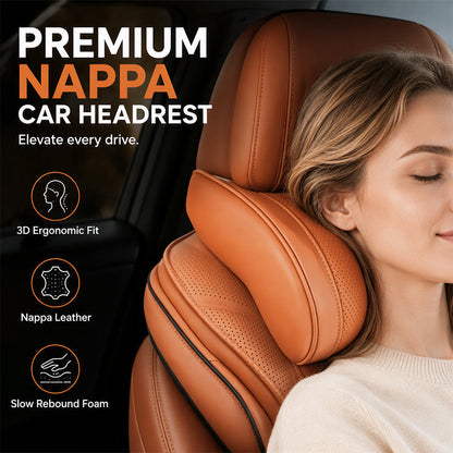 🚗💤 Drive in Comfort! Premium Memory Foam Car Neck Support Pillow