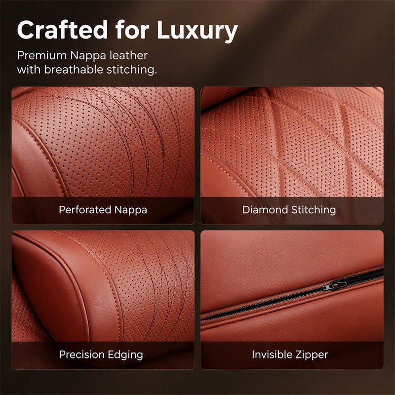 🚗💤 Drive in Comfort! Premium Memory Foam Car Neck Support Pillow