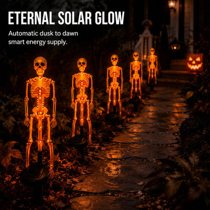 🎊 Special Blowout 🔥Solar Skeleton Ground Stake Lights Outdoor Waterproof Halloween Decor Lights