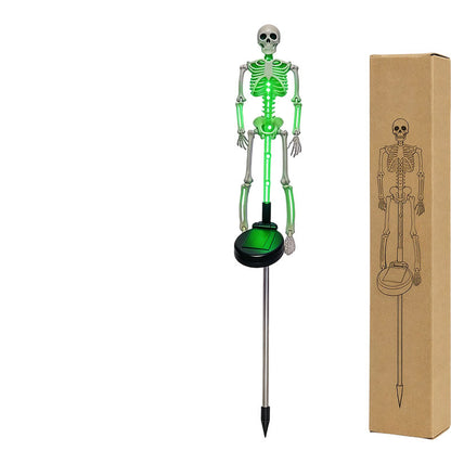 🎊 Special Blowout 🔥Solar Skeleton Ground Stake Lights Outdoor Waterproof Halloween Decor Lights