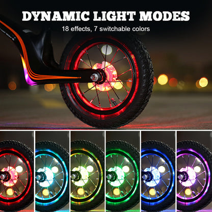 🎉Buy 2 Get 20% OFF 💰Colorful Bike Wheel Hub Light