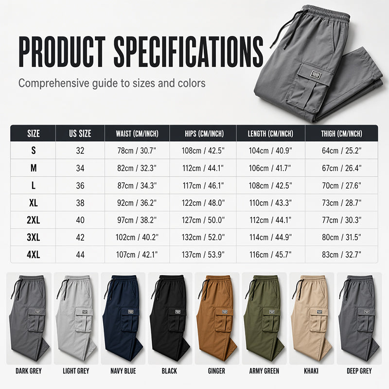 ⏳Oferta por tiempo limitado 70% DE DESCUENTO🏆Pantalones cargo casuales holgados para hombre