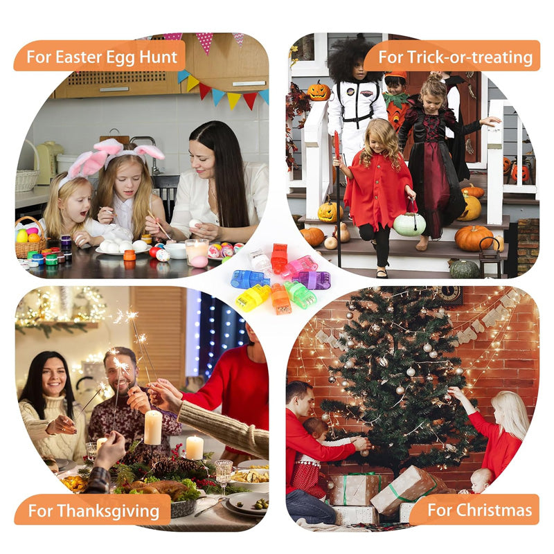 🎃 Halloween Perfect Picks ✨🌈 Colorful LED Finger Lights for Parties, Concerts & Glow Games