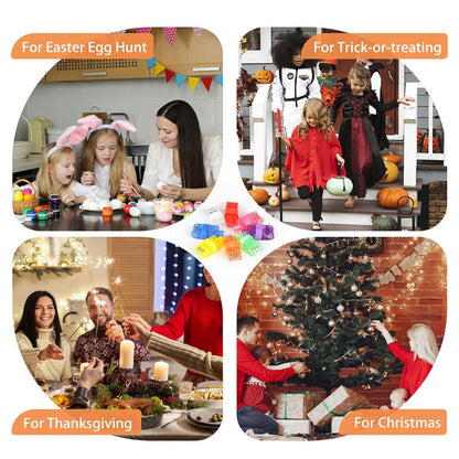 🎃 Halloween Perfect Picks ✨🌈 Colorful LED Finger Lights for Parties, Concerts & Glow Games