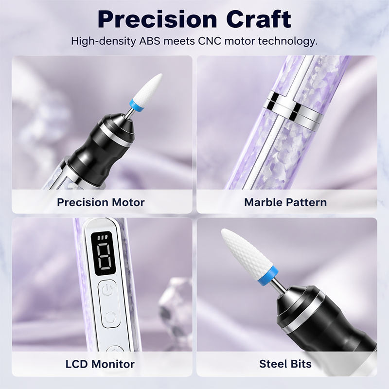 💰 Instant Discount ⏳2-in-1 Electric Nail File
