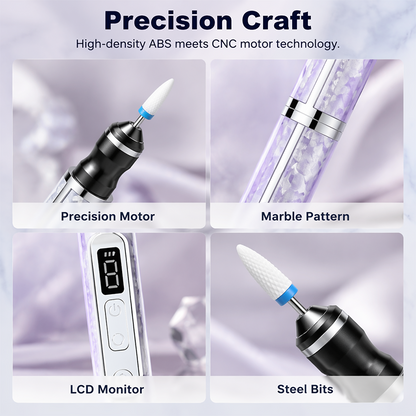 💰 Instant Discount ⏳2-in-1 Electric Nail File