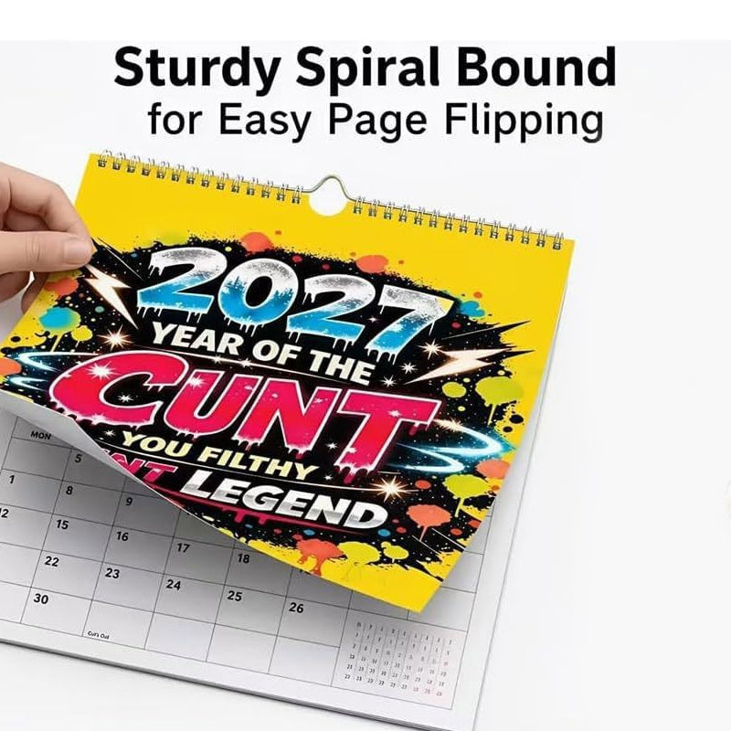 🛒 Mega Bargain 💥Funny Graffiti Wall Calendar