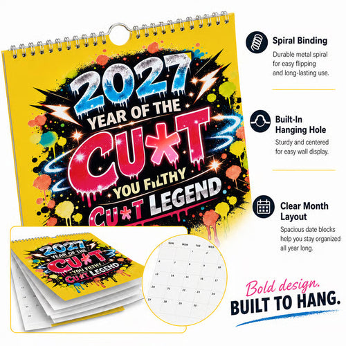 🛒 Mega Bargain 💥Funny Graffiti Wall Calendar