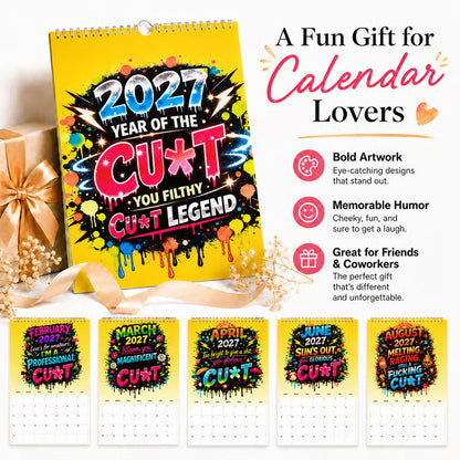🛒 Mega Bargain 💥Funny Graffiti Wall Calendar