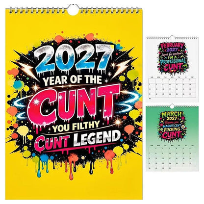 🛒 Mega Bargain 💥Funny Graffiti Wall Calendar