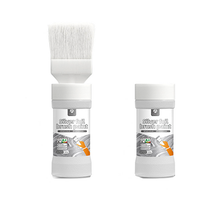 💰 Instant Discount ⏳Water-Based Metallic Silver Paint with Built-in Brush