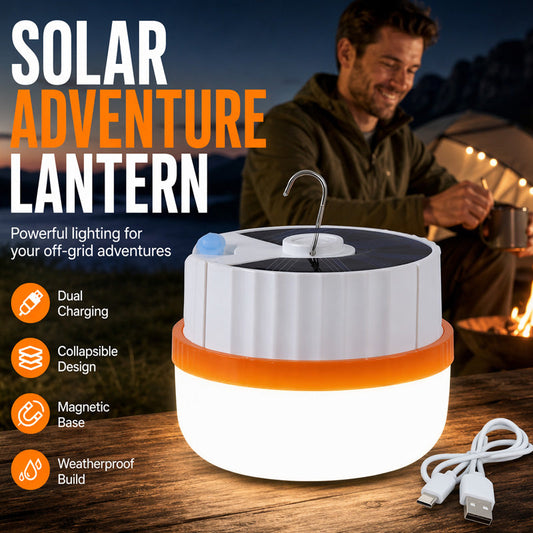🛍️ Limited Time Drop ⚡Solar Telescopic Camping Light with Magnetic Base