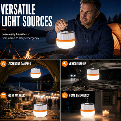🛍️ Limited Time Drop ⚡Solar Telescopic Camping Light with Magnetic Base