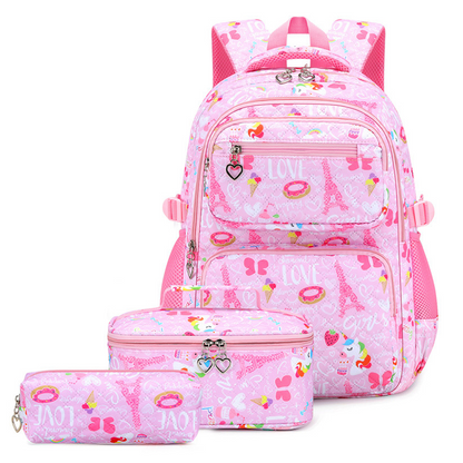 ✨ Time‑Limited Offer ⚡Girls' Cute Multi-Pocket School Backpack