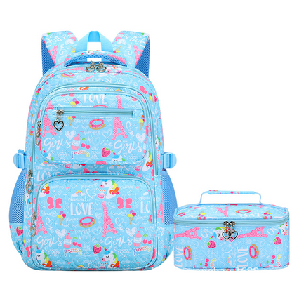 ✨ Time‑Limited Offer ⚡Girls' Cute Multi-Pocket School Backpack