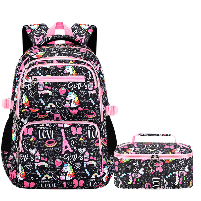 ✨ Time‑Limited Offer ⚡Girls' Cute Multi-Pocket School Backpack