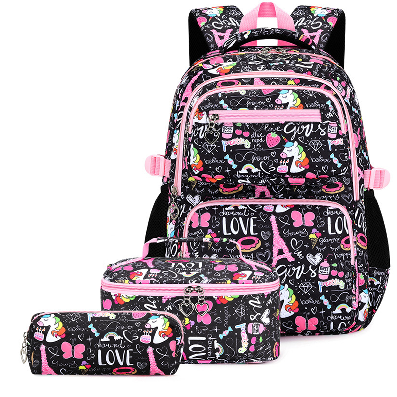 ✨ Time‑Limited Offer ⚡Girls' Cute Multi-Pocket School Backpack