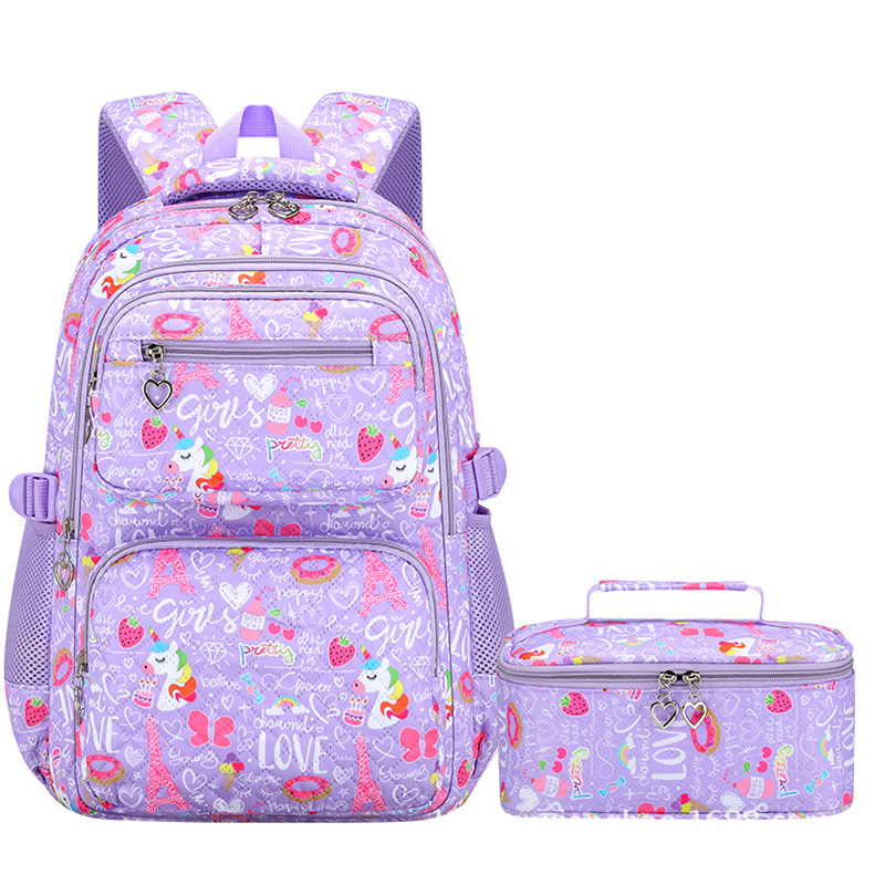 ✨ Time‑Limited Offer ⚡Girls' Cute Multi-Pocket School Backpack